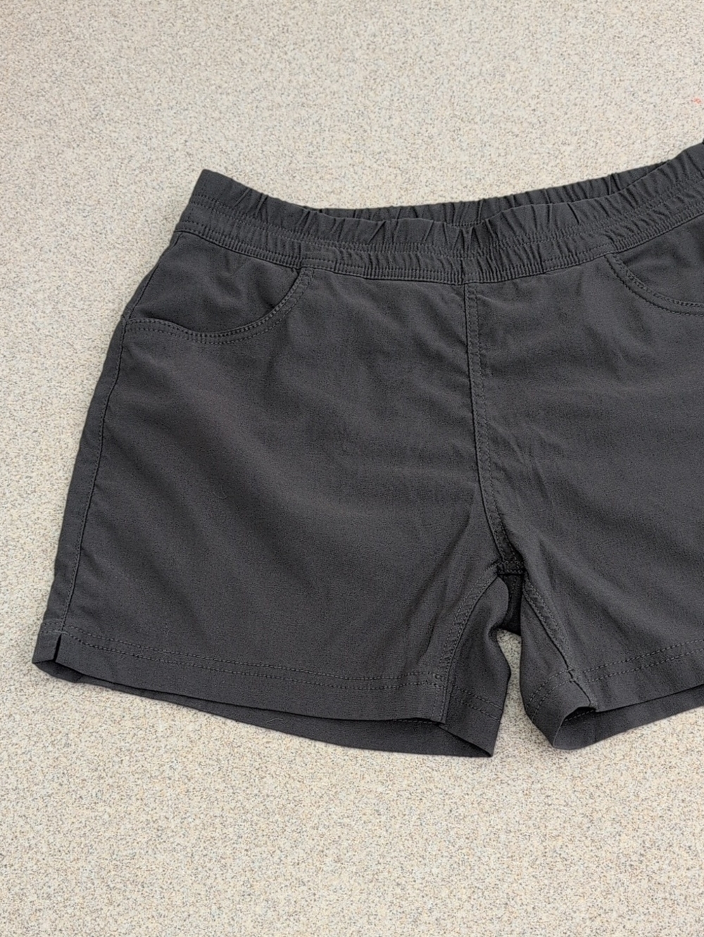 Prana Shorts, Elastic Waist, Pockets, 5 In Inseam Women's Size 12 - Picture 3 of 15
